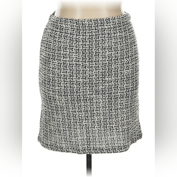 Max Studio Gray Tweed Mini Skirt Size XL NWT - Picture 2 of 6